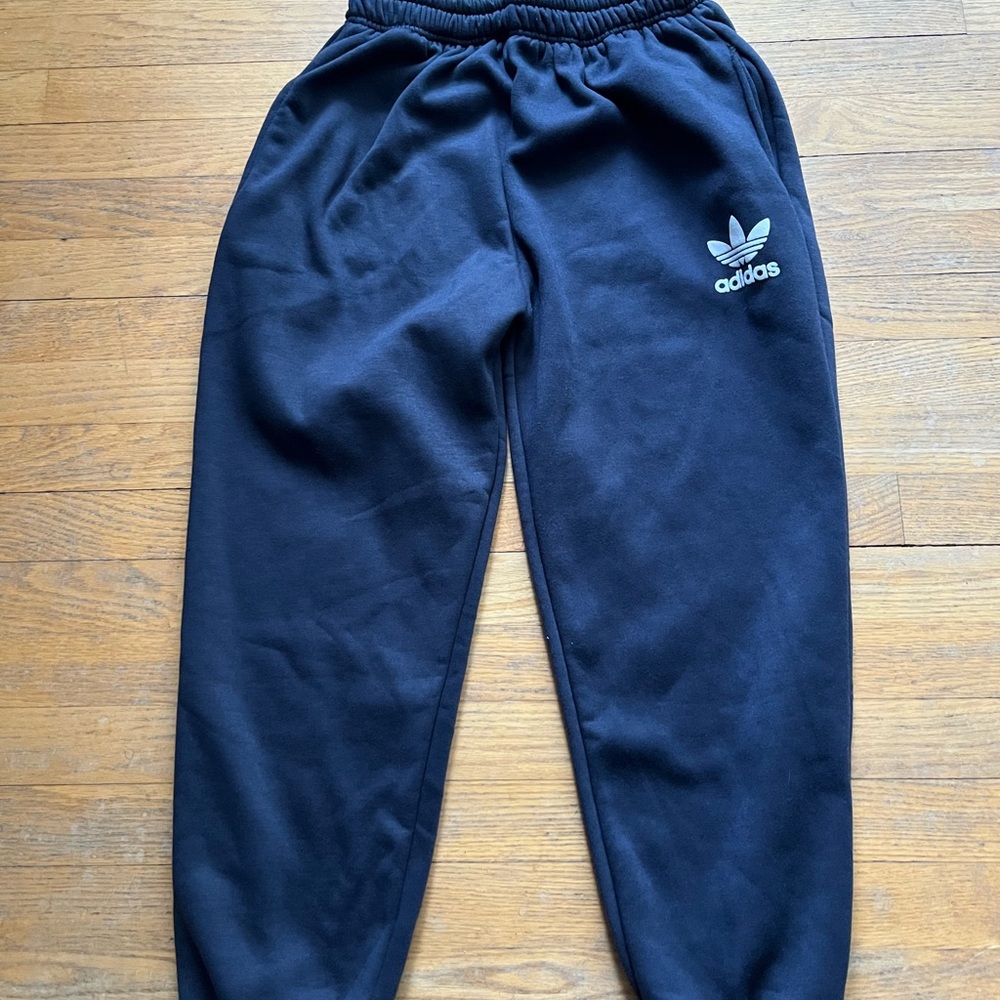 Adidas Kids Navy Jogger Pants